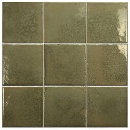 Equipe Ceramicas, Bohemian, EQUIPE BOHEMIAN BRONZE GREEN PŁYTKA ŚCIENNA 10X10 (32335) 