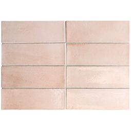 Equipe Ceramicas, Miyako, EQUIPE MIYAKO CRYSTAL PINK GLOSS PŁYTKA ŚCIENNA 5X15 (32325) 