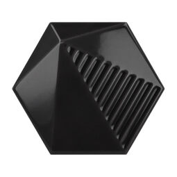 Equipe Ceramicas, Magical 3, EQUIPE UMBRELLA BLACK PŁYTKA ŚCIENNA 12.4X10.7 (23073) 