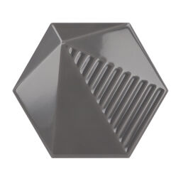 Equipe Ceramicas, Magical 3, EQUIPE UMBRELLA DARK GREY PŁYTKA ŚCIENNA 12.4X10.7 (23071) 