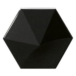 Equipe Ceramicas, Magical 3, EQUIPE OBERLAND BLACK PŁYTKA ŚCIENNA 12.4X10.7 (24429) 
