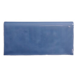 Equipe Ceramicas, Masia, EQUIPE BLUE BRILLO BULLNOSE 7.5X15 (21612) 