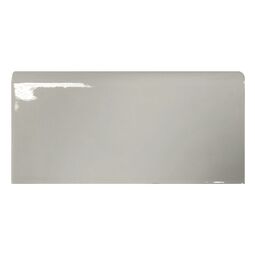 Equipe Ceramicas, Masia, EQUIPE GRIS CLARO BRILLO CRACKLE BULLNOSE 7.5X15 (21135) 