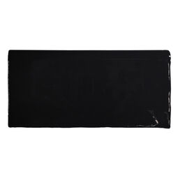 Equipe Ceramicas, Masia, EQUIPE NEGRO BRILLO BULLNOSE 7.5X15 (21609) 