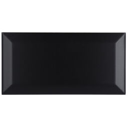 Equipe Ceramicas, Metro, EQUIPE METRO BLACK MATT PŁYTKA ŚCIENNA 7.5X15 (14263) 