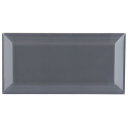 Equipe Ceramicas, Metro, EQUIPE METRO DARK GREY PŁYTKA ŚCIENNA 7.5X15 (20903) 