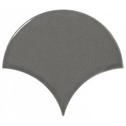 Equipe Ceramicas, Scale, EQUIPE FAN DARK GREY PŁYTKA ŚCIENNA 10.6X12 (21979) 