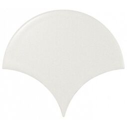 Equipe Ceramicas, Scale, EQUIPE FAN WHITE MATT PŁYTKA ŚCIENNA 10.6X12 (21977) 