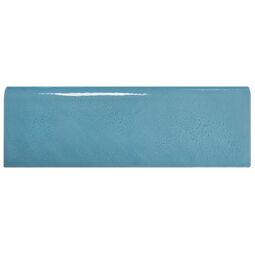 Equipe Ceramicas, Village, EQUIPE VILLAGE AZURE BLUE BULLNOSE 6.5X20 (25692) 