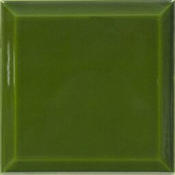 Fabresa, Capsule, FABRESA CAPSULE VERDE CRISTAL BISELADO PŁYTKA ŚCIENNA 15X15 