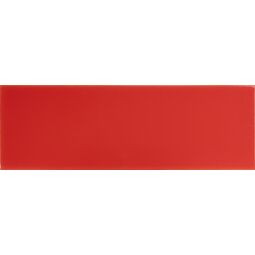 Fabresa, Unicolor, FABRESA PLAQUETA ROJO BRILLO PŁYTKA ŚCIENNA 10X30 
