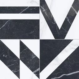 Gayafores, Velvet, GAYAFORES VELVET GEO NEGRO GRES 33.15X33.15 