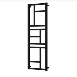 Instal-Projekt, Mondrian, INSTAL-PROJEKT MONDRIAN MON-50/110D50 GRZEJNIK ŁAZIENKOWY 1140/500 C31 - BLACK MAT (TRENDY) 