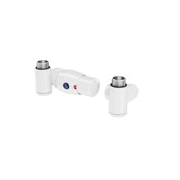 Instal-Projekt, Akcesoria, INSTAL-PROJEKT Z16 ZESTAW TERMOSTATYCZNY Z TRÓJNIKIEM INTEGRA LEWY KOLOR BIAŁY PEX (605100004VT) 