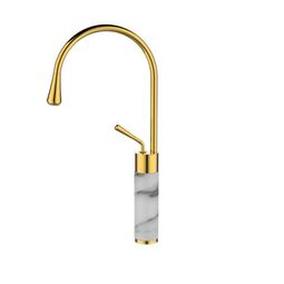 Invena, Glamour, INVENA GABRO BATERIA UMYWALKOWA WYSOKA BIAŁO/ZŁOTA (BU-33-W13-V) 