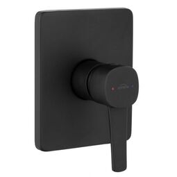 Invena, Glamour, INVENA GLAMOUR BATERIA PODTYNKOWA 1-FUNKCYJNA CZARNA (BP-02-4K1-V) 