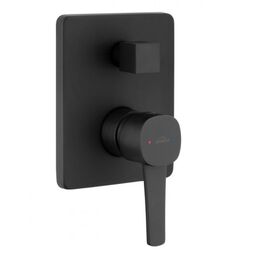 Invena, Glamour, INVENA GLAMOUR BATERIA PODTYNKOWA 2-FUNKCYJNA CZARNA (BP-02-4K2-V) 