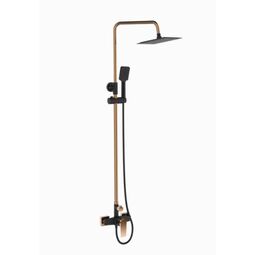 Invena, Midnight, INVENA MIDNIGHT DESZCZOWNICA BLACK/GOLD ROSE (AU-35-D14-V) 