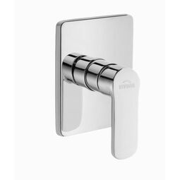 Invena, Siros, INVENA SIROS BATERIA NATRYSKOWA PODTYNKOWA 1-FUNKCYJNA CHROM (BP-90-CK1-A) 