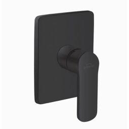 Invena, Siros, INVENA SIROS BATERIA NATRYSKOWA PODTYNKOWA 1-FUNKCYJNA CZARNA (BP-90-4K1-A) 