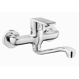 Invena, Siros, INVENA SIROS BATERIA ZLEWOZMYWAKOWA ŚCIENNA CHROM (BC-90-001-A) 