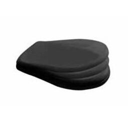 Kerasan, Retro, KERASAN RETRO DESKA WOLNOOPADAJĄCA CZARNA ZAWIAS CHROM 108804 