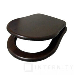 Kerasan, Retro, KERASAN RETRO DESKA SEDESOWA WOLNOOPADAJĄCA ORZECH ZAWIAS CHROM 108840 