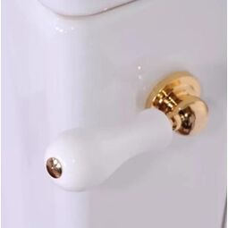 Kerasan, Retro, KERASAN RETRO MECHANIZM SPŁUKUJĄCY DO DOLNOPŁUKU Z UCHWYTEM BOCZNYM ZŁOTY (757091) 