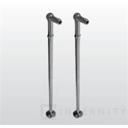 Kerasan, Retro, KERASAN RETRO KPL. PRZYŁĄCZENIOWY (2SZT) DO BATERII STOJĄCEJ CHROM 739590 