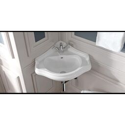 Kerasan, Retro, KERASAN RETRO UMYWALKA WISZĄCA NAROŻNA 41X41 BIAŁA (103201) 