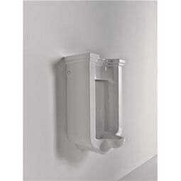 Kerasan, Waldorf, KERASAN WALDORF PISUAR WISZĄCY Z SYFONEM I ZESTAWEM MONTAŻOWYM BIAŁY (413001) 44X37 