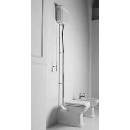 Kerasan, Waldorf, KERASAN WALDORF ZBIORNIK WC CERAMICZNY GÓRNOPŁUK CZARNY (418004) 