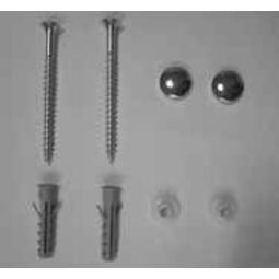 Kerasan, Waldorf, KERASAN ZESTAW ŚRUB MONTAŻOWYCH DO MUSZLI LUB BIDETU CHROM 760390 