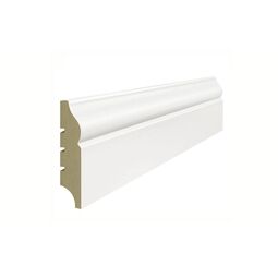 Lagrus, Listwy, LAGRUS ATENA 80 LISTWA PRZYPODŁOGOWA BIAŁA MDF PLUS (WILGOCIOODPORNA) 244X8X1.6 