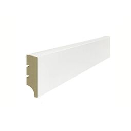 Lagrus, Listwy, LAGRUS BASIC R1 LISTWA PRZYPODŁOGOWA BIAŁA MDF STANDARD 244X6X1.6 
