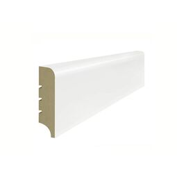 Lagrus, Listwy, LAGRUS CLASSIC 19 R10 LISTWA PRZYPODŁOGOWA BIAŁA MDF PLUS (WILGOCIOODPORNA) 244X8X1.9 