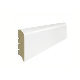 Lagrus, Listwy, LAGRUS CLASSIC R20 LISTWA PRZYPODŁOGOWA BIAŁA MDF PLUS (WILGOCIOODPORNA) 244X8X1.6 
