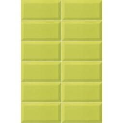 Mainzu Ceramica, Bissel, MAINZU CERAMICA BISSEL YELLOW GREEN PŁYTKA ŚCIENNA 10X20 