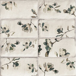 Mainzu Ceramica, Esenzia, MAINZU CERAMICA FABOLA GREEN DEKOR 15X30 