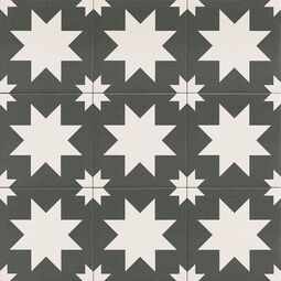 Mainzu Ceramica, Fired, MAINZU CERAMICA FIRED STAR BLACK PŁYTKA PODŁOGOWA 20X20 