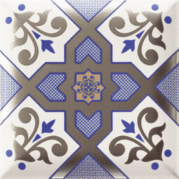 Mainzu Ceramica, Hd Effects, MAINZU CERAMICA ESNA BLU DEKOR 15X15 