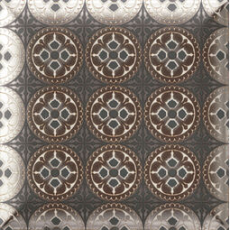 Mainzu Ceramica, Hd Effects, MAINZU CERAMICA METAL BLACK DEKOR 15X15 