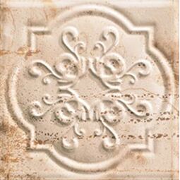 Mainzu Ceramica, Tin-Tile, MAINZU CERAMICA TIN-TILE RUSTY CREAM DEKOR 20X20 