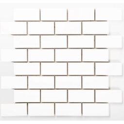 Manufaktura Mozaik, Cegiełki, MANUFAKTURA MOZAIK CEGIEŁKI BIAŁE MAT MOZAIKA 30X30 