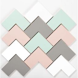 Manufaktura Mozaik, Jodełka, MANUFAKTURA MOZAIK JODEŁKA SKANDYNAWSKA MOZAIKA 37X37 