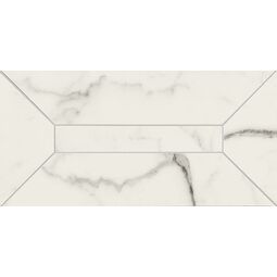 Marazzi, Allmarble, MARAZZI ALLMARBLE STATUARIO MMR5 LISTWA 3D 15X30 