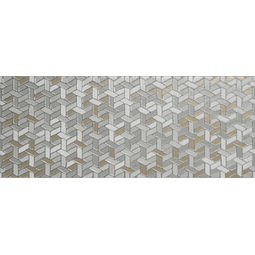 Marazzi, Appeal, MARAZZI APPEAL WHITE SIGN M14S DEKOR 20X50 