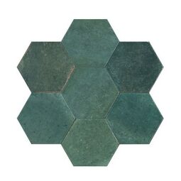 Marazzi, Lume, MARAZZI LUME ESAGONA GREEN LUX MFFG 21X18.2 