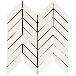 Marazzi, Alchimia, MARAZZI ALCHIMIA MOSAICO SPINA WHITE M3SC 30X37 
