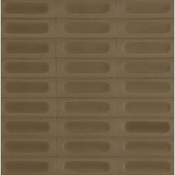 Marazzi, Confetto, MARAZZI CONFETTO KAKI MEUZ STR 3D SAVOIARDO GRES 5X15 